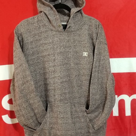*SOLD*DC SHOES Full Zip Lightweight Fleece HOODIE - Picture 3 of 4